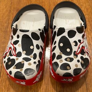 Disney Dalmatian toddler crocs size c10